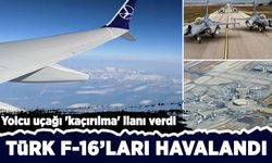 Yolcu uçağı 'kaçırılma' ilanı verdi: Türk F-16'ları havalandı