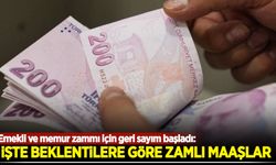 Emekli ve memur zammı için geri sayım başladı! İşte beklentilere göre zamlı maaşlar...