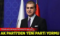 Ömer Çelik'ten Yeni Parti yorumu