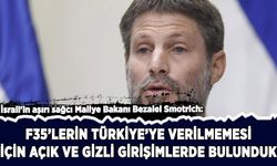 Smotrich: F-35’lerin Türkiye’ye verilmemesi için gizli ve açık girişimlerde bulunduk