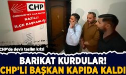 CHP'de devir teslim krizi: Kapıya barikat kurdular! CHP'li başkan kapıda kaldı