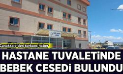 Çanakkale'den korkunç haber: Hastane tuvaletinde bebek cesedi bulundu