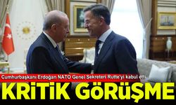 Cumhurbaşkanı Erdoğan NATO Genel Sekreteri Rutte'yi kabul etti