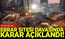 123 kişinin öldüğü Ebrar Sitesi G Blok'a ilişkin davada karar