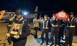 Şehit Uzman Çavuş Mehmet Demirbaş'ın naaşı memleketi Samsun'a ulaştı