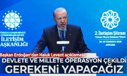 Başkan Erdoğan'dan Haluk Levent açıklaması: Devlete ve millete operasyon çekildi, gerekeni yapacağız