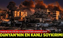 Gazze'de 2 bin 276 aile nüfus kayıtlarından tamamen silindi