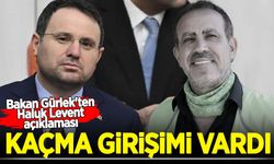 Bakan Gürlek'ten Haluk Levent açıklaması: Kaçma girişimi vardı