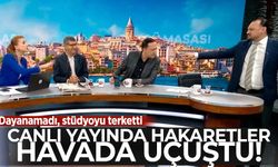 Canlı yayında hakaretler havada uçtu! Dayanamadı, stüdyoyu terketti