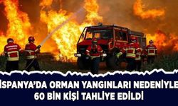 İspanya'da orman yangınları nedeniyle 60 bin kişi tahliye edildi