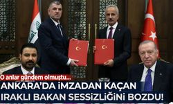Ankara'da imzadan kaçan Iraklı Bakan konuştu: Hazırdık!