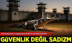 Siyonist İsrail hapishane etrafına timsah yerleştiriyor