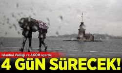 İstanbul Valiliği ve AKOM uyardı: Sağanak yağış geliyor