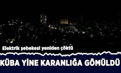Küba yine karanlığa gömüldü