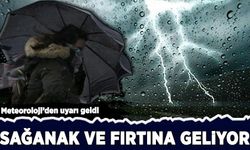Meteoroloji'den uyarı geldi: Sağanak ve fırtına geliyor