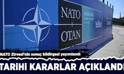 NATO Zirvesi'nin sonuç bildirgesi yayımlandı