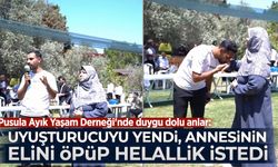 Pusula Ayık Yaşam Derneği'nde duygu dolu anlar: Uyuşturucuyu yendi, annesinin elini öpüp helallik istedi!