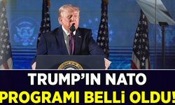 Trump'ın NATO programı belli oldu!