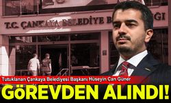 Tutuklanan Çankaya Belediyesi Başkanı Hüseyin Can Güner görevden uzaklaştırıldı