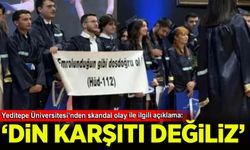 Yeditepe Üniversitesi'nden 'ayet yazılı pankart'ın kapatılmasına ilişkin açıklama