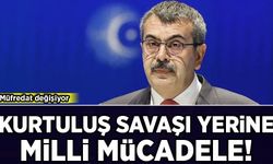 Yusuf Tekin açıkladı: Kurtuluş Savaşı yerine, Milli Mücadele