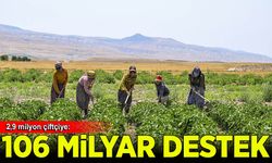 2,9 milyon çiftçiye 6 ayda 106 milyar lira destek