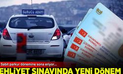Ehliyet sınavlarında sabit parkur dönemine sona eriyor