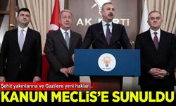 AK Parti, şehit ve gazilere yeni haklar içeren kanun teklifini Meclis'e sundu