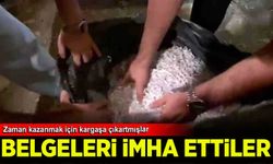 Alihan Kuriş operasyonunda imha edilmek üzere olan belgelere el konuldu