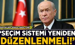 Bahçeli'den dikkat çeken çağrı: Seçim sistemi yeniden düzenlenmeli!