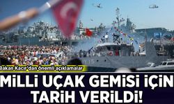 Bakan Kacır TEKNOFEST'te tarih verdi: Milli Uçak gemisi için geri sayım başladı