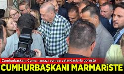 Cumhurbaşkanı Erdoğan, Marmaris'te vatandaşlarla buluştu