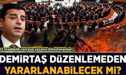 Demirtaş düzenlemeden yararlanabilecek mi? 12 maddelik çerçeve yasanın bilinmeyenleri
