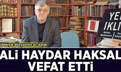 Edebiyat dünyasının ağır kaybı: Ali Haydar Haksal vefat etti