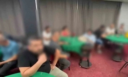 Manisa'da düğün salonu ruhsatlı kumarhaneye baskın