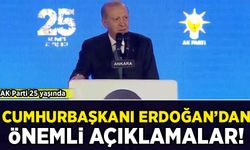AK Parti 25'inci yaşını kutluyor: Cumhurbaşkanı Erdoğan'dan önemli açıklamalar