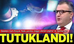 Gazeteci Cem Küçük tutuklandı