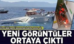 Girne'deki gemi kazasında batma anına ait yeni görüntüler ortaya çıktı
