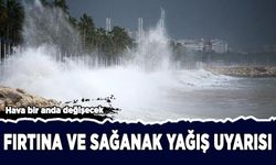 Meteoroloji'den fırtına ve sağanak yağış uyarısı!