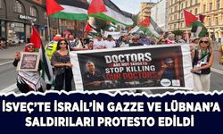 İsveç'te İsrail'in Gazze ve Lübnan'a yönelik saldırıları protesto edildi