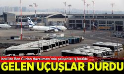 İsrail'de Ben Gurion Havalimanı’nda çalışanlar iş bıraktı: Gelen uçuşlar durduruldu