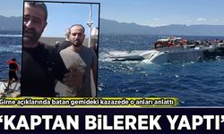 Girne açıklarında batan gemideki kazazede o anları anlattı: 'Kaptan bilerek yaptı!'