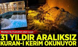 Malatya’da musluktan akan suya 31 yıldır Kur'an-ı Kerim tilaveti eşlik ediyor