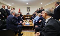 TBMM Başkanı Numan Kurtulmuş, kulisleri ziyaret etti