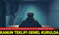 Suçlu çocuklara ilişkin düzenlemeleri içeren kanun teklifi TBMM Genel Kurulunda