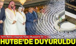 Mekke anlaşması imzalandıktan sonra Kabe'de hutbe ile duyruldu