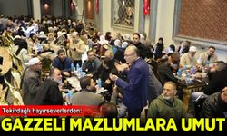 Tekirdağ'dan Gazzeli Mazlumlara Umut