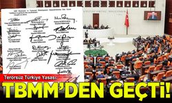Terörsüz Türkiye Yasası TBMM'den geçti