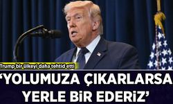 Trump bir ülkeyi daha tehdit etti: 'Yolumuza çıkarsa yerle bir ederiz'