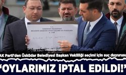 AK Parti'den Üsküdar Belediyesi Başkan Vekilliği seçimi için suç duyurusu!